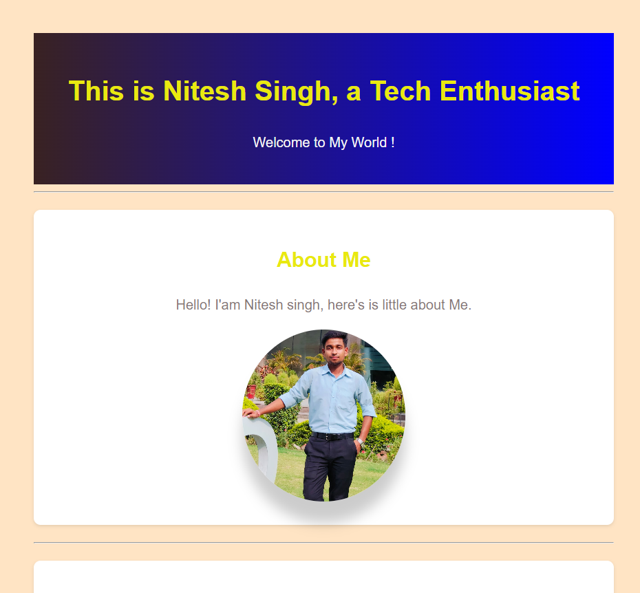 My First Portfilio web