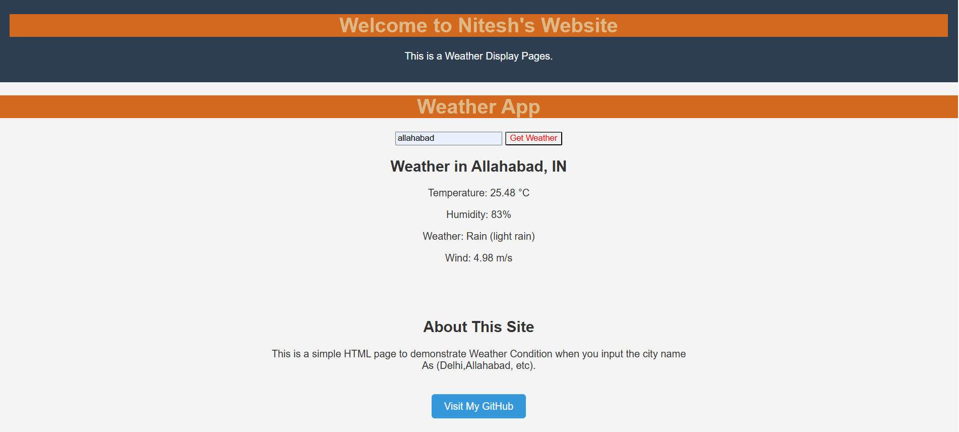 Weather Forcast-app